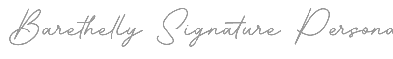 Barethelly Signature